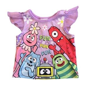 Vintage Y2K 2013 Kids Yo Gabba Gabba Shirt Top Size 18M